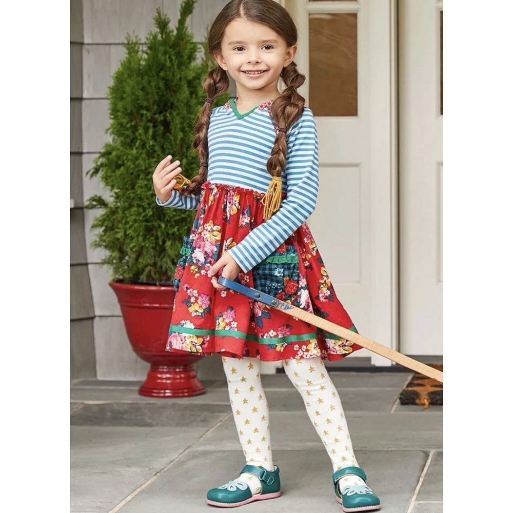 Matilda Jane GIRLS Choose you own path A Merry Day Dress Size 10